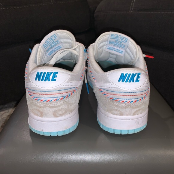 Size 8 - Nike Dunk Low Retro SE Barber Shop - Gray - Picture 3 of 6